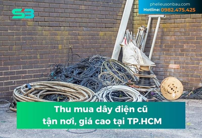 thu mua dây điện cũ giá cao tại Phế liệu Sơn Báu