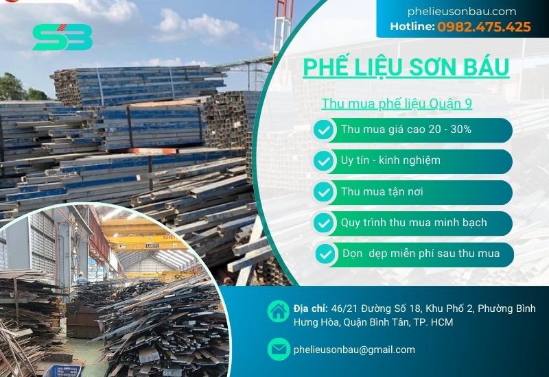 Thu mua phế liệu quận 9 giá cao