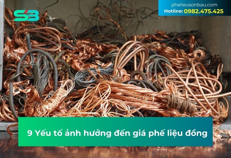 Yếu tố ảnh hưởng đến giá thu phế liệu đồng