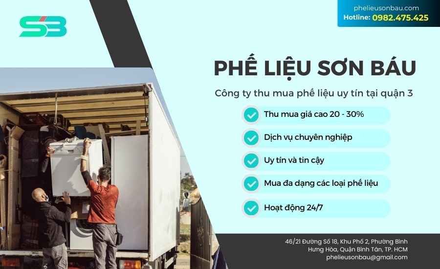 công ty thu mua phế liệu quận 3 uy tín