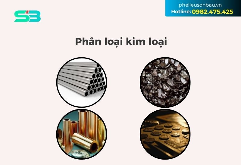 Kim loại được phân thành 4 nhóm chính Kim loại được phân thành 4 nhóm chính