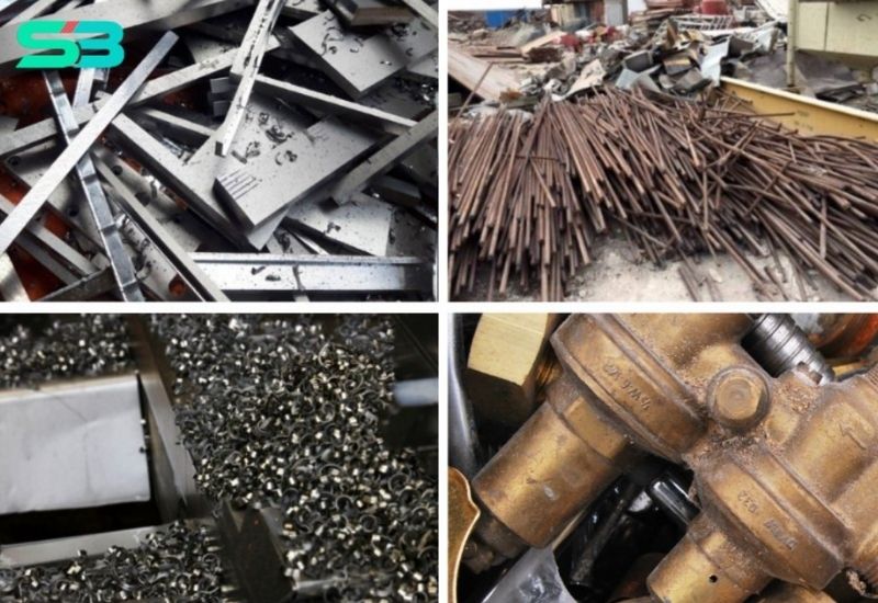 Các loại phế liệu sắt được thu mua tại Sơn Báu
