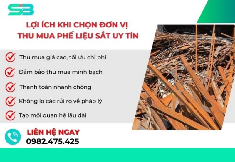 Lợi ích khi chọn thu mua phế liệu sắt tại đơn vị uy tín