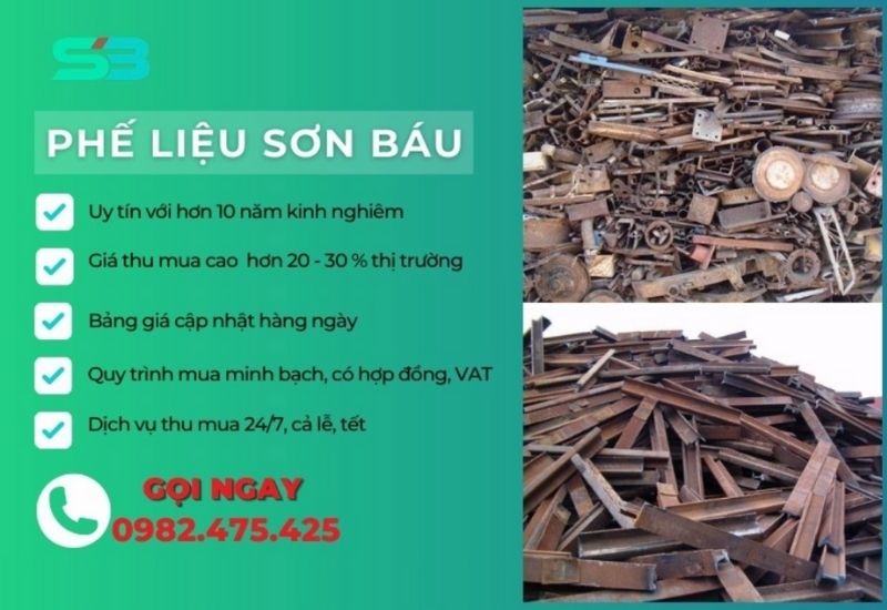 Lý do nên chọn thu mua phế liệu sắt từ Phế Liệu Sơn Báu