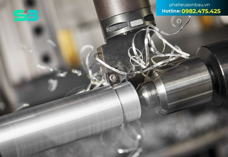 Mạt sắt CNC sinh ra trong quá trình gia công kim loại bằng máy CNC Mạt sắt CNC sinh ra trong quá trình gia công kim loại bằng máy CNC