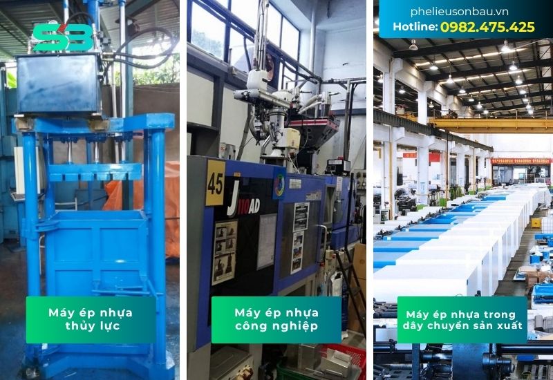 các loại máy ép nhựa cũ được thu mua