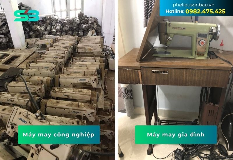 các loại máy may cũ được Sơn Báu thu mua