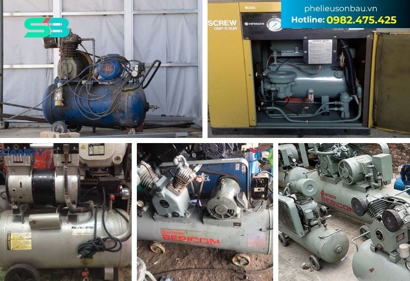 các loại máy nén khí cũ được thu mua