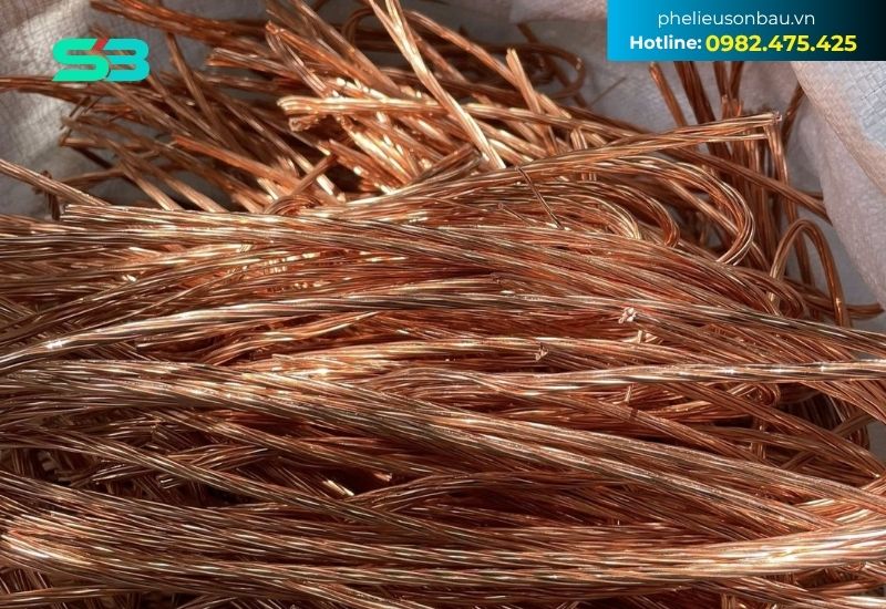 phế liệu đồng chất lượng sau khi được loại bỏ tạp chất có giá cao