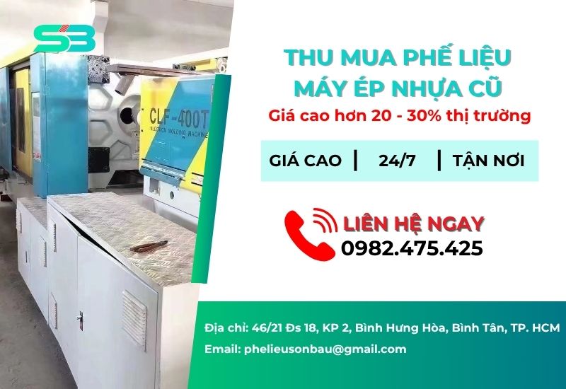 thu mua máy ép nhựa cũ giá cao