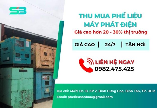 thu mua máy phát điện cũ giá cao