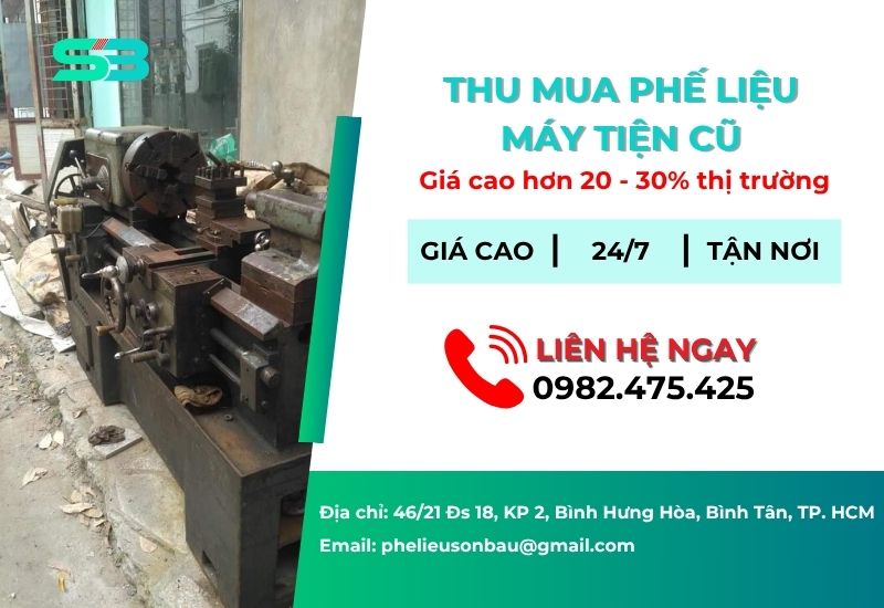 thu mua máy tiện cũ giá cao