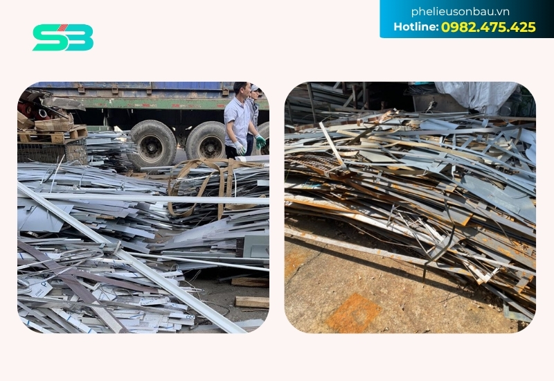 Các loại phế liệu tại công ty khách hàng