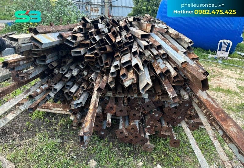 Phế liệu Sơn Báu mua tất cả các loại thép với giá cao