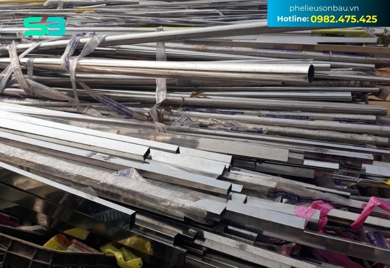 Phế liệu Sơn Báu chuyên thu mua các loại inox có giá cạnh tranh