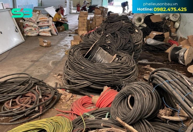 Phế Liệu Sơn Báu thu mua tất cả các loại dây điện cũ tại Dầu Tiếng