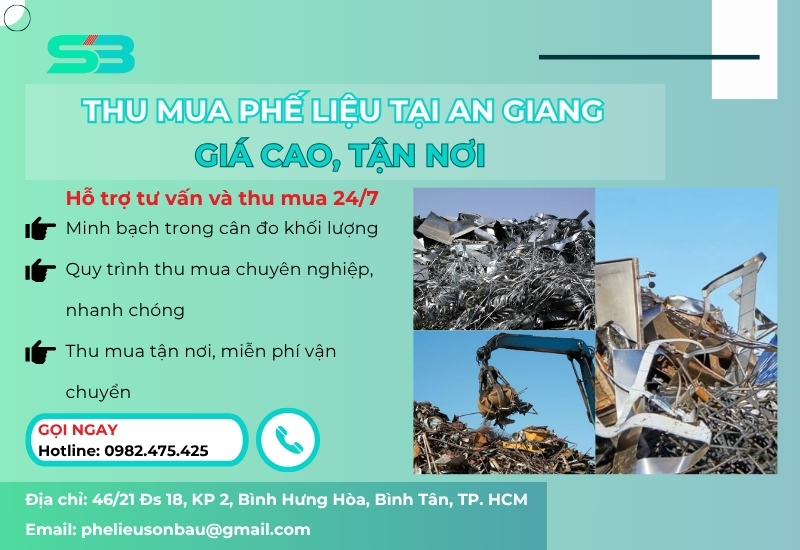 Đơn vị thu mua phế liệu tại An Giang