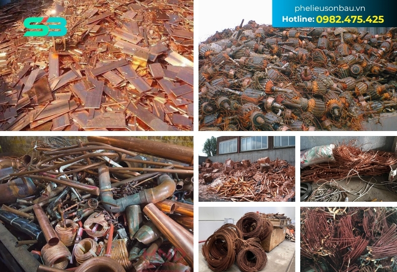 Phế liệu đồng cáp và đồng đỏ nguyên chất được định giá cao nhất tại Bến Tre