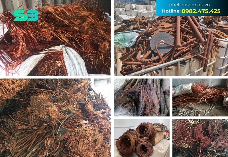 Phế liệu đồng cáp và đồng đỏ nguyên chất được định giá cao nhất tại Long An